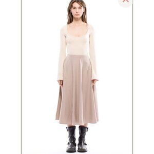 Toit Volant Skirt Womens Xtra Small XS Midi gothic dark academia boho USA Cotton